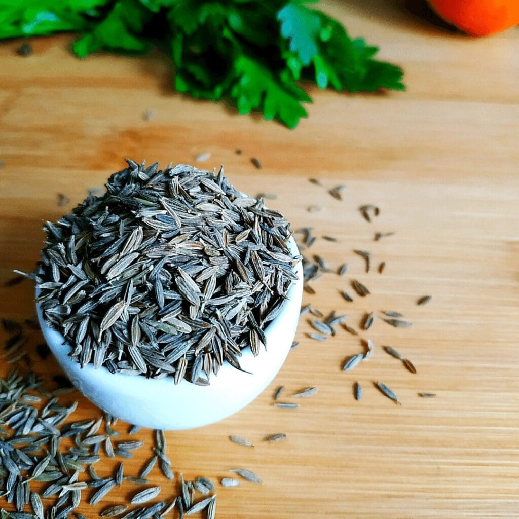 Cumin looks similar to Caraway seeds but tastes way different. They are not a substitution, be careful