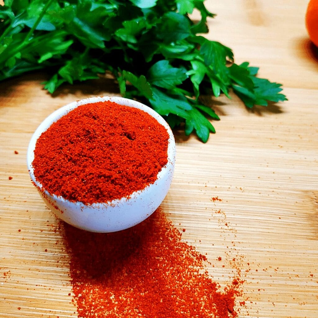 #5 on our List of Spices is powdered sweet Paprika from Hungary