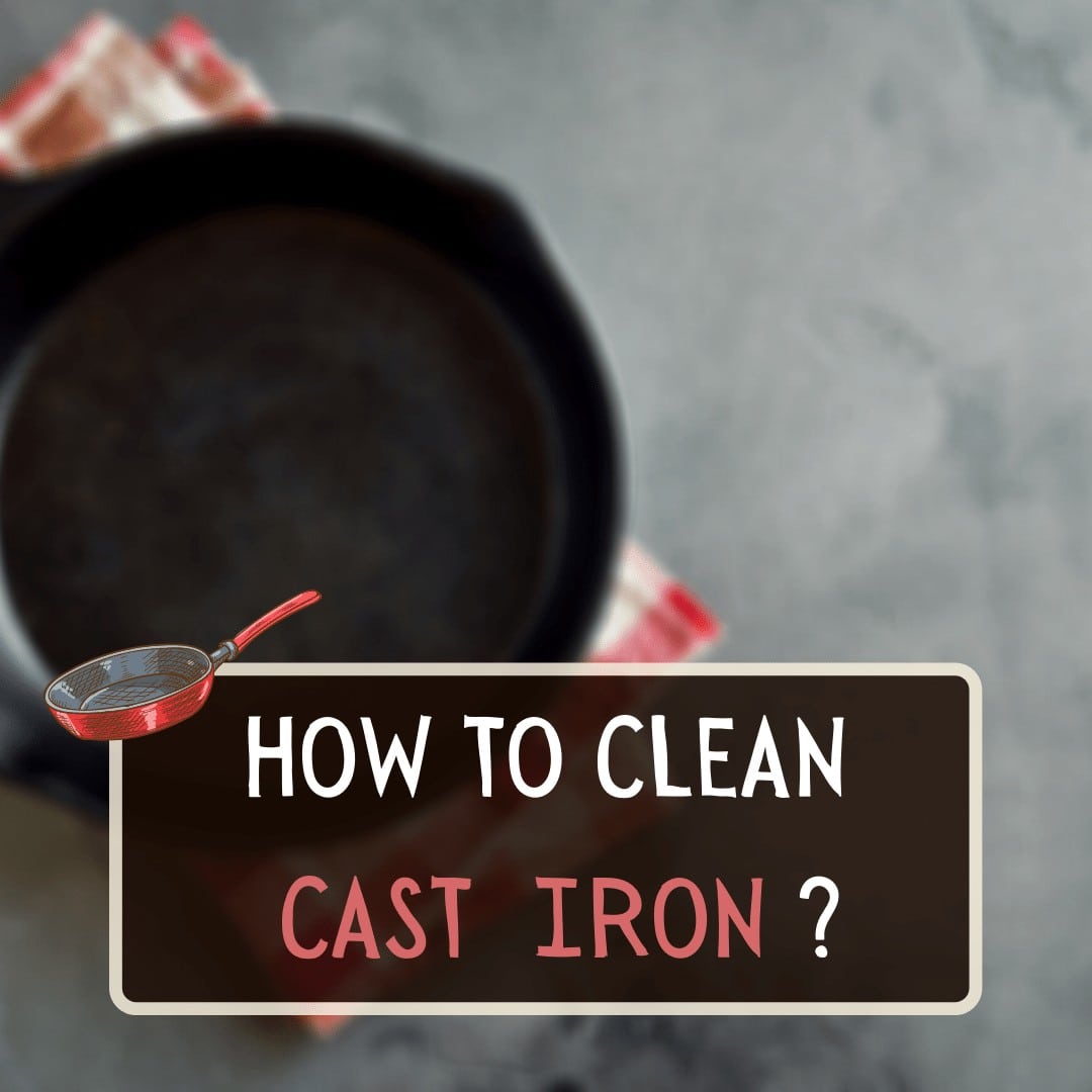 hot to clean cast iron